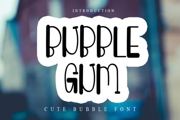 Bubble Gum Font: A Delightful Choice for Children-Themed Designs