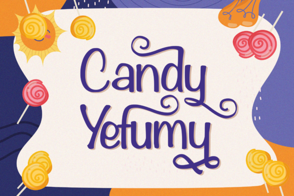Candy Yefumy: A Playful Display Font for Creative Expression