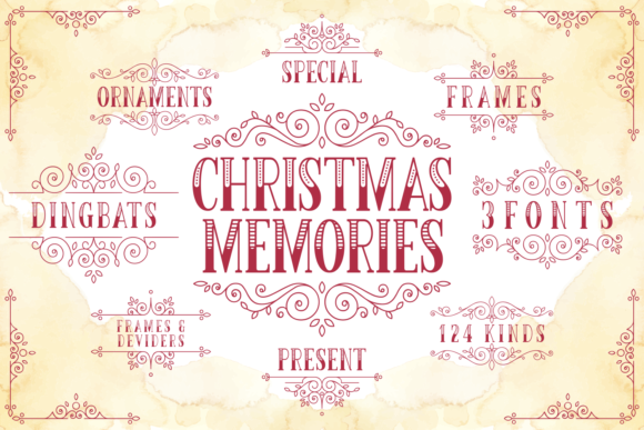 Christmas Memories Font: A Beautiful Addition for Holiday Creations