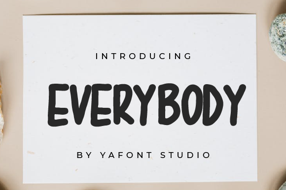 Everybody: A Font That Speaks Volumes