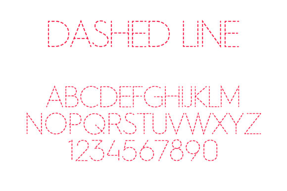 Exploring the Versatility of Dashed Line: A Unique Display Font for Modern Design