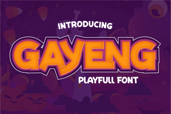 Gayeng: A Fun and Playful Display Font for Children’s Designs