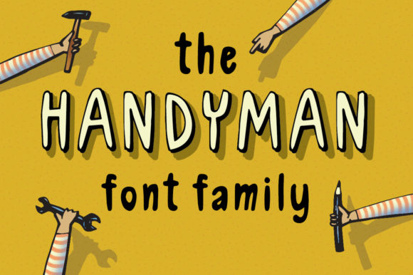 Handyman: A Unique Font for Creative Design