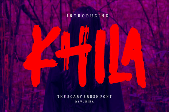 Khila: A Spooky Font for the Bold