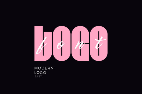 Logo: A Bold and Chunky Lettered Display Font for Modern Design