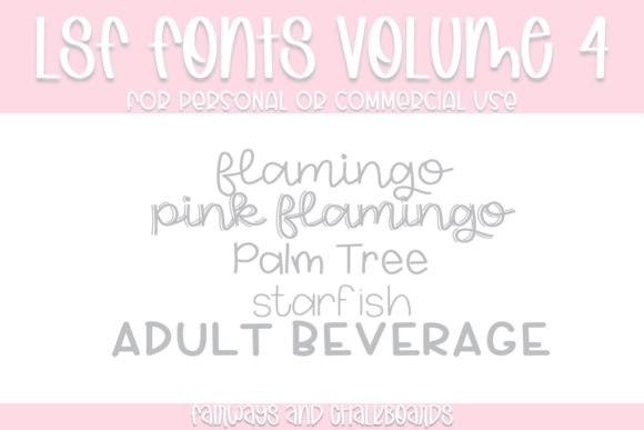 LSF Volume 4: A Font Collection That Transcends Design Boundaries