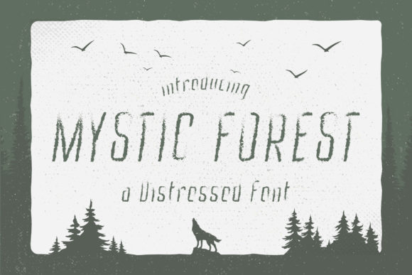 Mystic Forest Font: A Dramatic Addition to Your Design Projects