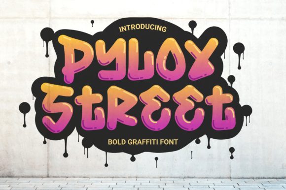 Pylox Street: A Modern and Urban Display Font for Creative Design