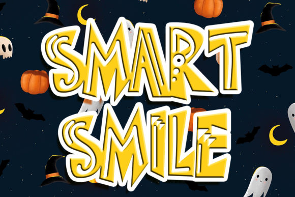 Smart Smile: A Bold and Playful Font for Modern Design