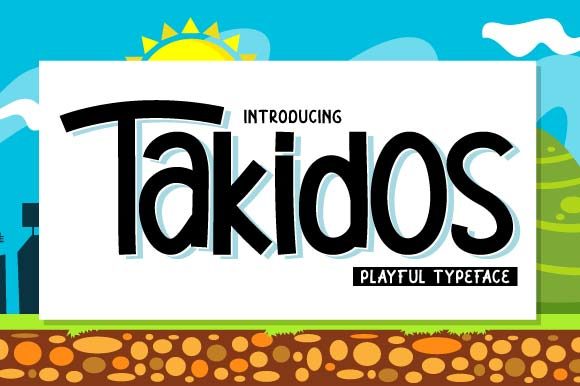 Takidos: A Playful Font for Creative Expression